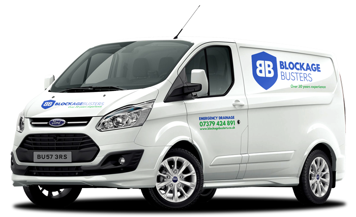 Blockage Busters drainage van covering Luton